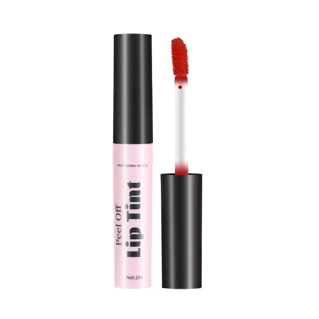 Rouges à Lèvres pour Femmes Teinture à Lèvres Pelable Encre à Lèvres Rouge à Lèvres Liquide Brillant à Lèvres Longue Tenue Teinture à Lèvres Teinture Ne Colle Pas à la Tasse Rouge à Lèvres Pelable Maquillage des Lèvres pour Femmes Filles