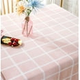 thumbnail image 2 of Mantel Tutuviw a cuadros, antiderrames, para interiores y exteriores, ideal para pícnics (137 x 180 cm, cuadros vichy rosas), 2 of 6