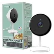 Merkury Smart 2K Indoor Security Camera, Wi-Fi Home Monitoring Camera (1 Pack)