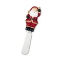 thumbnail image 4 of Mr. Spreader 4-Piece Tis the Season Hand Painted Resin Handle with Stainless Steel Blade Cheese Spreader Butter Spreader Knives, 4 of 5