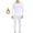 #2 White Fleece Lined, variant on Thermal Underwear Set for Men Long Johns Basic Layer Top Bottom for Cold Weather