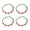 Red, variant on comerut 4Pcs Rose Flower Crown Bride Floral Hair Wreath Headband Garland Headpiece Women Girls Hair Accessories Wedding Party Festival Photo Props