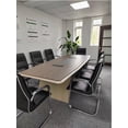 thumbnail image 3 of Large painted conference table, rectangular negotiation table, strip training strip table, simple modern conference table and ch My Lux Decor Round, 3 of 34