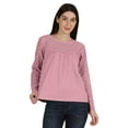 thumbnail image 1 of Moomaya Haut en Dentelle Style Victorien pour Femmes Manches Longues Tunique Décontractée, 1 of 6