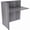 Multi-color, variant on Lorell Weathered Charcoal Laminate Desking - 1" Top, 42" x 24"41.5" - Material: Laminate - Finish: Weathered Charcoal