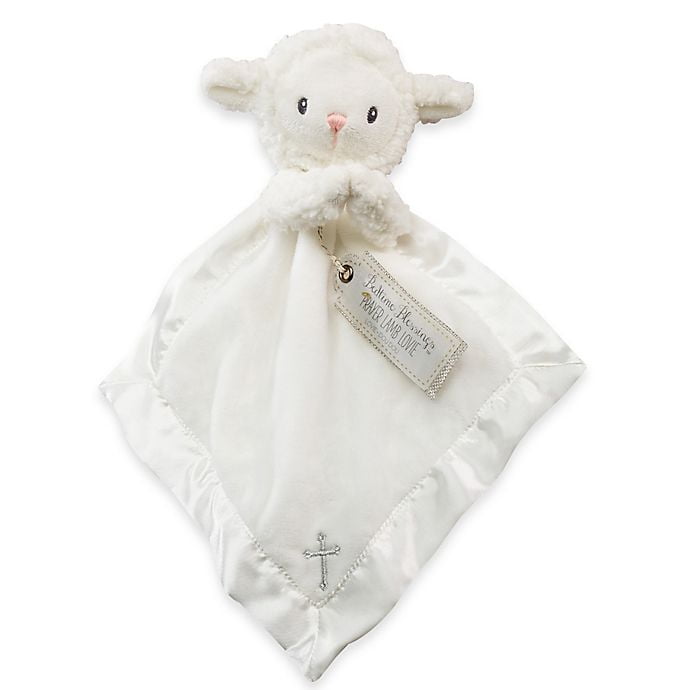 Baby Aspen Bedtime Blessings Lamb Lovie White