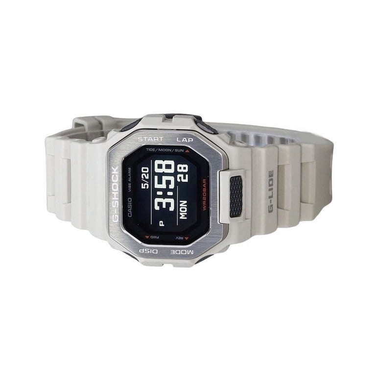 Casio G-Shock G-Lide GBX-100-8 Men's Watch, Smartphone Link, Grey