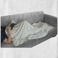 thumbnail image 6 of Lab Soft Flannel Fleece Throw Blanket, Biochemistry Concept with Flasks Bottles and Tubes Minimalist Design, Cozy Plush for Indoor and Outdoor Use, 50" x 70", Pale Yellow Apple Green, by Ambesonne, 6 of 6