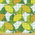 thumbnail image 2 of Lemons Sofa Upholstery Fabric by the Yard, Simplistically Hand Drawn Pure Citrus Fruits Illustration, Decorative Fabric for DIY and Home Accents, Yellow Earth Yellow by Ambesonne, 2 of 5