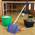 thumbnail image 4 of Chicken Poop Scooper&Rake-Chicken Coop Scoop for Sand | Poultry Droppings Shovel |Detachable Litter Shovel | Cat Sifter Shovel with Adjustable Long Handle for Farm Small Animal Care Backyard Cleanup, 4 of 9