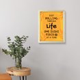thumbnail image 6 of Designs ByLITA Just Rolling Through Life One Sushi Piece At A Time!, 11 x 14 White Framed Print Inspirational Wall Art | Decoration For Sushi Lovers, 6 of 6
