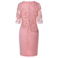 thumbnail image 5 of Summer Dresses for Women 2025 Plus Size Sequin Short Midi Ladies Evening Party Sundress Pink L, 5 of 6
