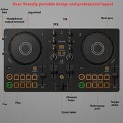 Pioneer DJ AlphaTheta DDJ-FLX2 Compact 2-Channel DJ Controller Bundle with Case, Instrument Cable, and Austin Bazaar Polishing Cloth