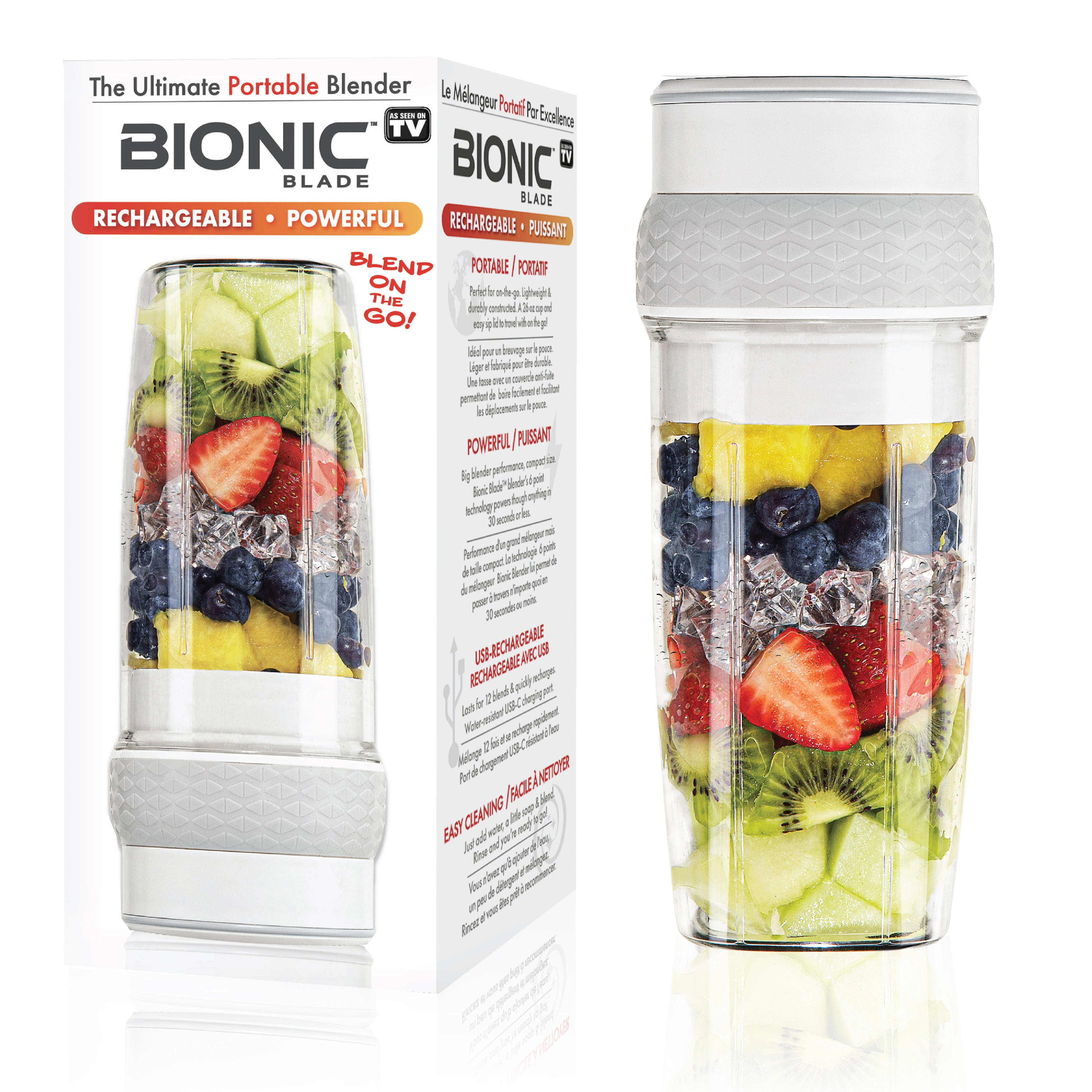  Bionic Blade Personal-Sized Blender 26 oz., BPA-Free