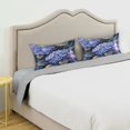 thumbnail image 5 of Ryvnso Satin Pillowcase Hydrangeas Flowers Leaves Pillow Cases Standard Size 40x20in, 5 of 6