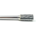 thumbnail image 2 of SA-3 Double Cut Cylindrical 3/8" x 3/4" Carbide Burr Bur Tool Die Grinder Bit 1/4" Shank, 2 of 6