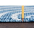 thumbnail image 4 of 8ft Round Water Resistant, Large Indoor Outdoor Rugs for Patios, Front Door Entry, Entryway, Deck, Porch, Balcony | Outside Area Rug for Patio | Indigo, Geometric | Size: 7'10'' Round, 4 of 6