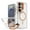 Orange, variant on TECH CIRCLE for Galaxy S26+ Clear Crystal Back Cover Case with Kickstand, Compatible with MagSafe and Magnetic Accessory, Support Wireless Charging, Lightweight Protective Slim Case, Pink