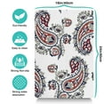 thumbnail image 5 of Vintage Tribal Paisley Pet Mat - Elegant Abstract Pattern, Waterproof Bowl Mat, 5 of 5