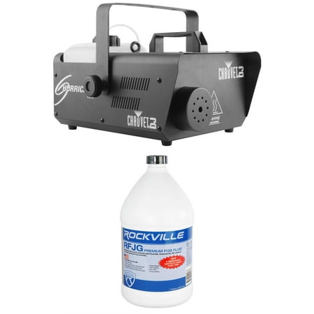 Chauvet DJ H1600 Hurricane 1600 DMX Fog Machine+Remote Timer -25,000 CFM + Fluid