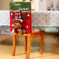 thumbnail image 1 of CREATITOY Christmas Chair Covers with Hats (Santa/Snowman/Reindeer) - Decorative Seat Covers for Dining Room Holiday Party Accent, 1 of 6