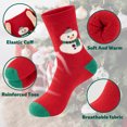thumbnail image 6 of COOPLUS Womens Fuzzy Socks Christmas Socks for Women Winter Thick Thermal Socks Size 9-11 Crew Socks 4 Pairs, 6 of 8