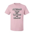 thumbnail image 2 of Wild Bobby, Awesome Dads Tattoos and Beards, Father's Day, Men Graphic Tee, Light Pink, Medium, 2 of 3