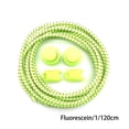 thumbnail image 4 of Sonducket 1 par de zapatillas con cordones de 120cm para correr, trotar, con hebillas, correas elásticas para perezosos, accesorios de repuesto Accesorios de disfraces Amarillo fluorescente Sonducket AP012627-17, 4 of 6