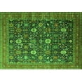 thumbnail image 1 of Ahgly Company Indoor Rectangle Oriental Green Industrial Area Rugs, 3' x 5', 1 of 4
