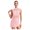 Pink, variant on iefiel Women's Lyrical Dance Dress Rhinestone Applique Sleeveless Mesh Ruched Contemporary Dancewear Red S