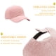 thumbnail image 3 of Gorra de béisbol de lana de cordero sintética para hombres y mujeres - Gorros deportivos de forro polar de peluche Cálido invierno viajes al aire libre, 3 of 5