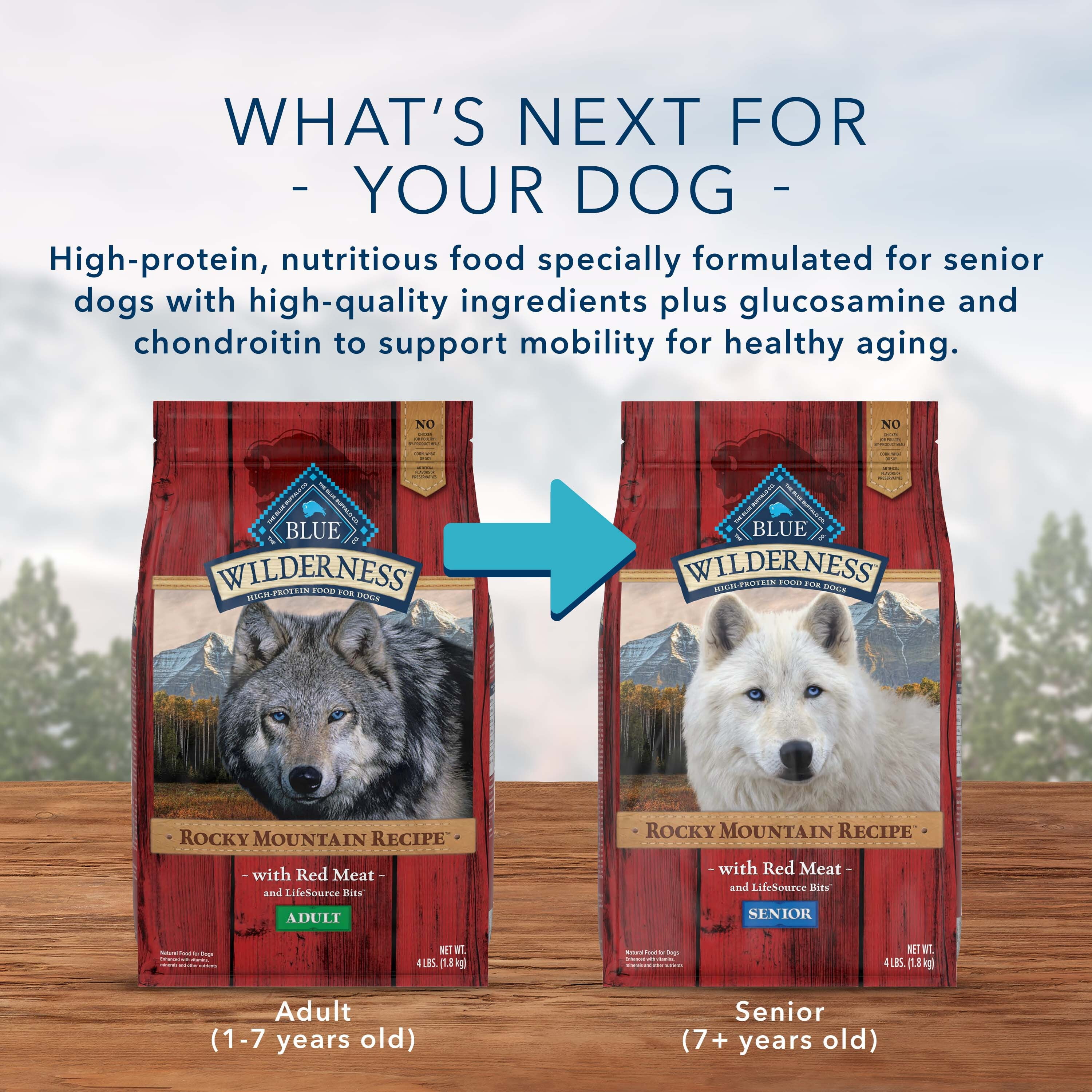 BLUE Wilderness™ Rocky Mountain Recipe with Bison for Adult Dogs