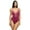 Raspberry Coulis, variant on Jezebel by Felina Henny Micro & Lace Bodysuit (Tango Red, Small)