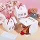 thumbnail image 4 of 10 cajas de regalo con forma de casa con cintas, 16x16x16 cm, cajas de cartón para dulces, regalos y detalles., 4 of 5