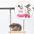 thumbnail image 1 of de juguetes para masticar hámster de animales de 11 piezas, accesorios de juguete Molar, entrenamiento para el atención Rosa Yinane Juguetes para masticar hámster, 1 of 8