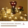 thumbnail image 5 of Yoyauz Christmas Decor Snowflake/Star String Lights, 20/10/5 FT 40 LED Battery Operated Twinkle Lights Warm White Cute Hanging Fairy Light for Bedroom Room Home Indoor Outdoor Xmas Tree Decorations, 5 of 8