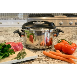 Barton 22 qt. Aluminum Stovetop Pressure Cooker with Built-in Pressure Dial Gauge