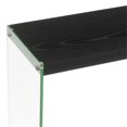 thumbnail image 4 of Convenience Concepts Table de Console SoHo V avec Étagère en Bois Noir, 4 of 6