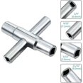 thumbnail image 3 of 4-in-1 Crossed Sillcock Wrench Durable Heavy Duty Mini Wrench for Bathroom, 3 of 4