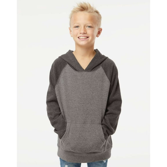 Independent Trading Co. Youth Special Blend Raglan Hooded Sweatshirt