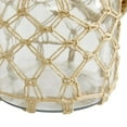thumbnail image 6 of DecMode Clear Glass Decorative Candle Lantern with Rope Handle, 6 of 10