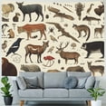 thumbnail image 4 of JRXY Wild Animal Pattern Tapestry - High-Quality Short Plush, Soft and Lightweight Painting, 4 of 6