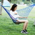thumbnail image 3 of FRCOLOR Lay Camping Hammocks Outdoor Hammock Frictionless Hammock Travel 230X80CM Blue, 3 of 8