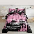 thumbnail image 2 of Castle Fairy Abstract Watercolor Full Size Comforter Sets,Mid Century Bedding Sets, 2 of 8