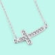 thumbnail image 2 of Cadena De Plata 925 Con Dije De Cruz Collar Mujer Brillante, 2 of 2