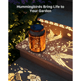 thumbnail image 3 of Yinghao Outdoor Solar Lanterns Hanging Waterproof Garden Hummingbird Light Decorative Gifts for Women Mom, Metal Durable Materials for Outside Garden, 3 of 8