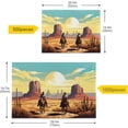 thumbnail image 5 of Dreamtimes Cowboys Riding Horses Puzzle 500 Pieces - Wooden Jigsaw Puzzles for Family Games - Suitable for Teenagers and Adults, 5 of 7