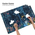 thumbnail image 4 of 1000 PCS Magical Forests - 1000 Piece Wooden Jigsaw Puzzle,Wonderful imagination,Stunningly Vibrant Colors,Characterized by vibrant and beautiful illustrations,depicting a unique forest, 4 of 6