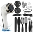 thumbnail image 4 of Danhjin Foots Grinder Electric Foot Callus Remover, Rechargeable Portable Electronic Foot File Pedicure Kit 3 Grinding Heads Foot File, Pedicure Tool, 4 of 8