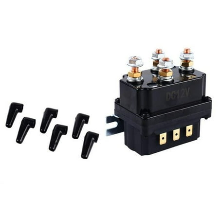 

12V 250A/500A Electric Winch Magnetic Contactor Relay+6*Sheet For ATV/UTV